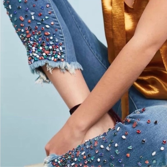 Pilcro Letterpress Mid-Rise
Slim Straight Jeans Jewel
Embellish - Picture 5 of 8